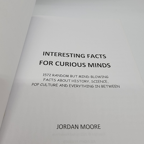 Paperback Book Interesting Facts For Curious Minds - Picture 4 of 10